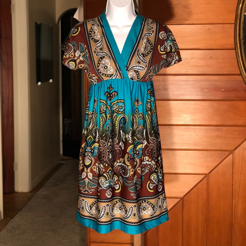 Multicolored African Styled Dress